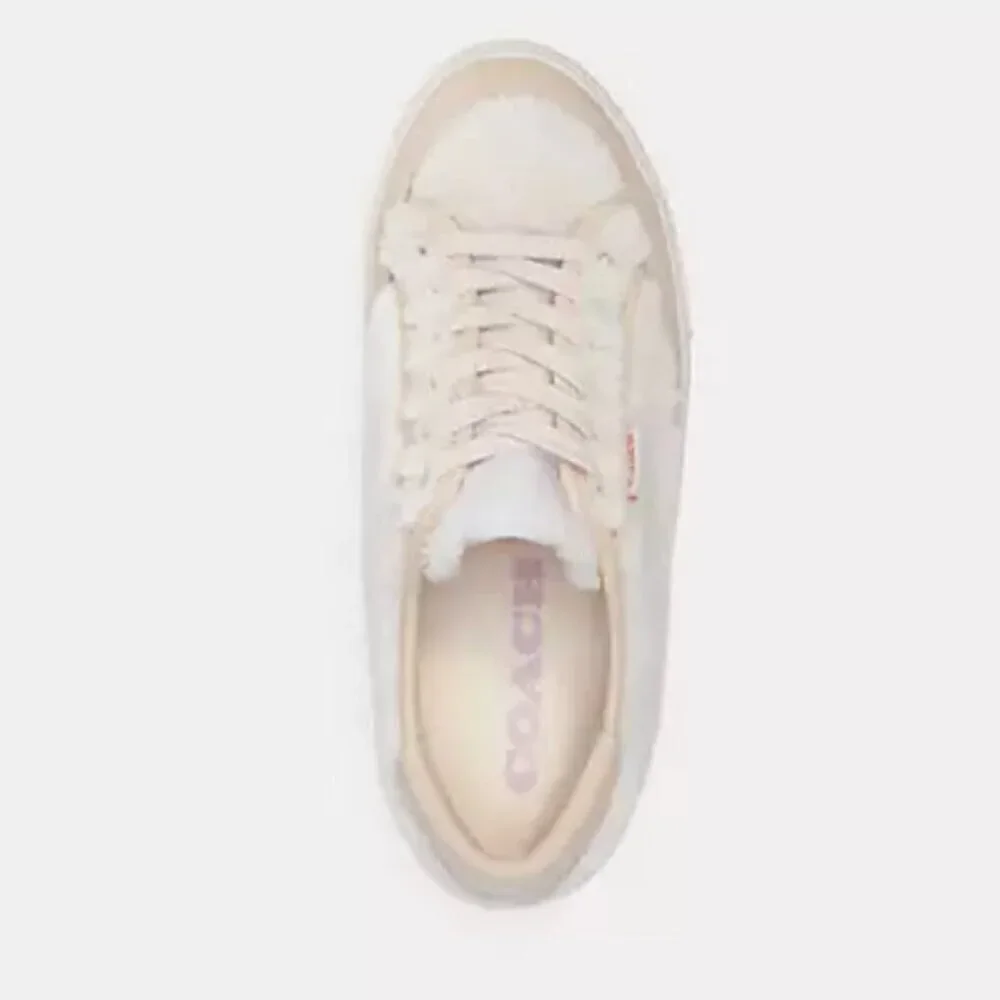 COACH Citysole Platform Sherpa Fleece Sneaker, 8.5 - Picture 3 of 15